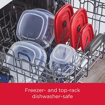 Rubbermaid Clear Food Storage and Organization Set with Lids, 42 Pc Set (Used)