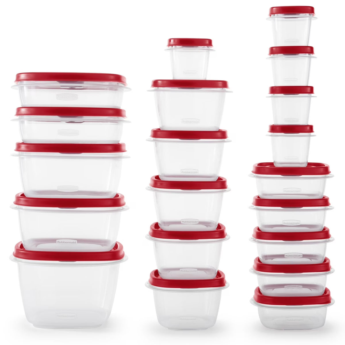 Rubbermaid Food Storage Container with Microwave Vented Lids, 40 Pc (Open Box)
