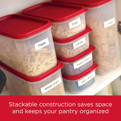 Rubbermaid Food Storage Container, Kitchen Organizer W Flip-Top Lid (Open Box)