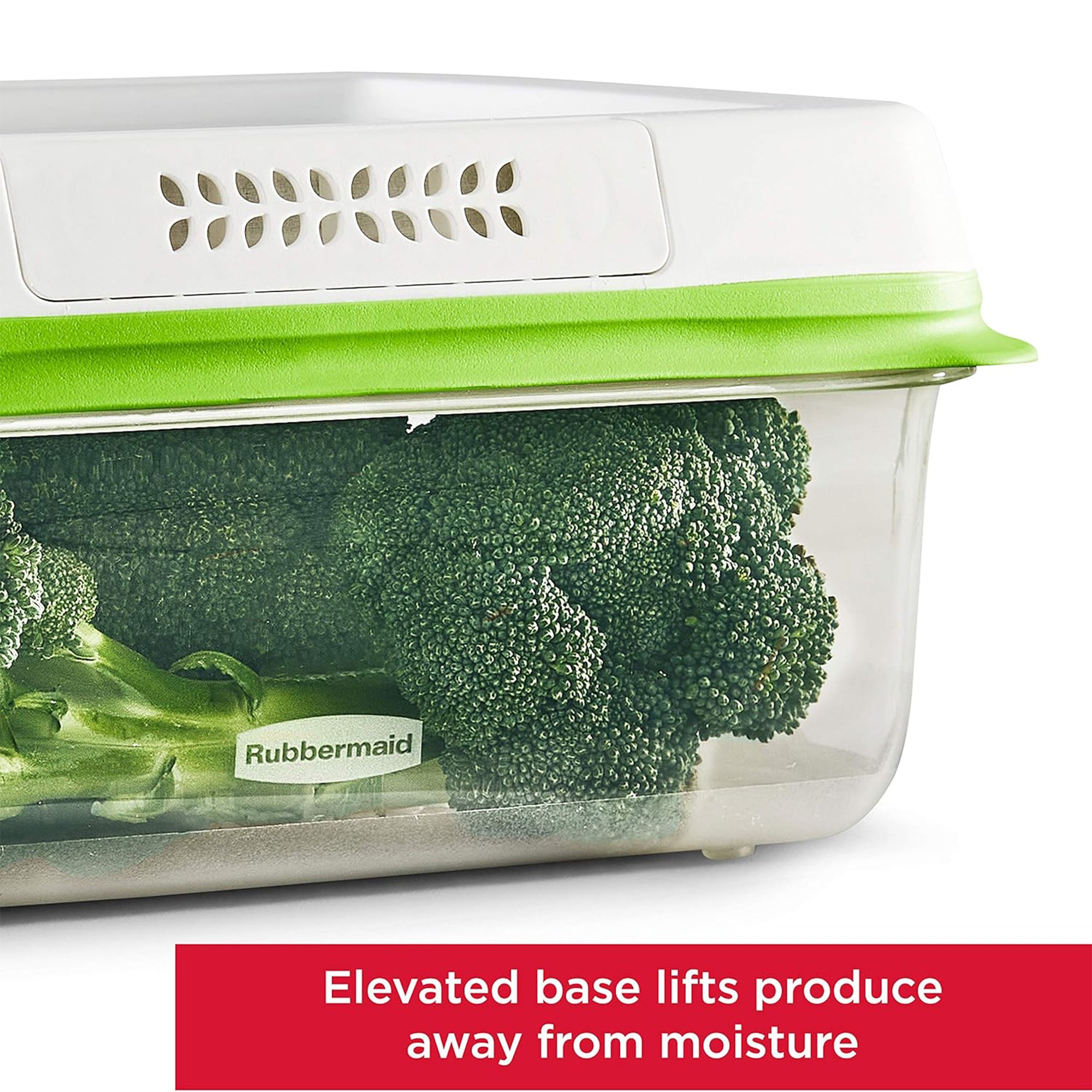 Rubbermaid FreshWorks Clear Food Storage Containers, Medium & Large, (Open Box)