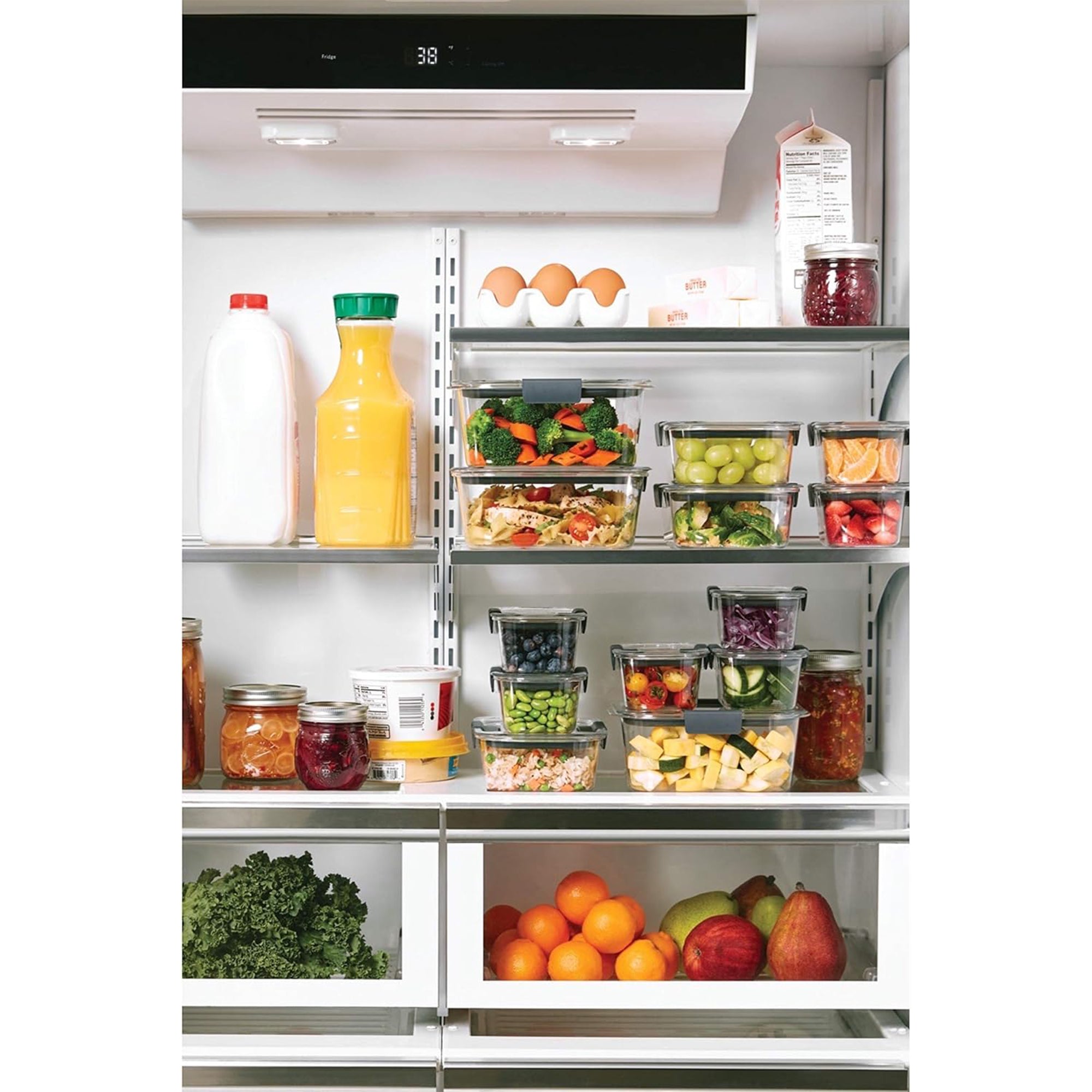 Rubbermaid Brilliance Leak-Proof Food Containers w Airtight Lids (Open Box) - VMInnovations