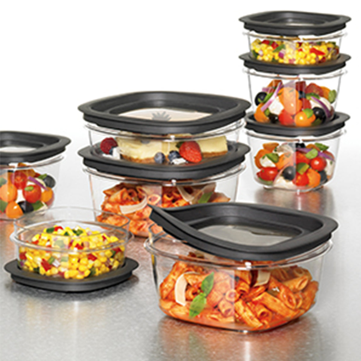 Rubbermaid 20-Pc Clear Plastic Food Storage and Organization Container(Open Box)