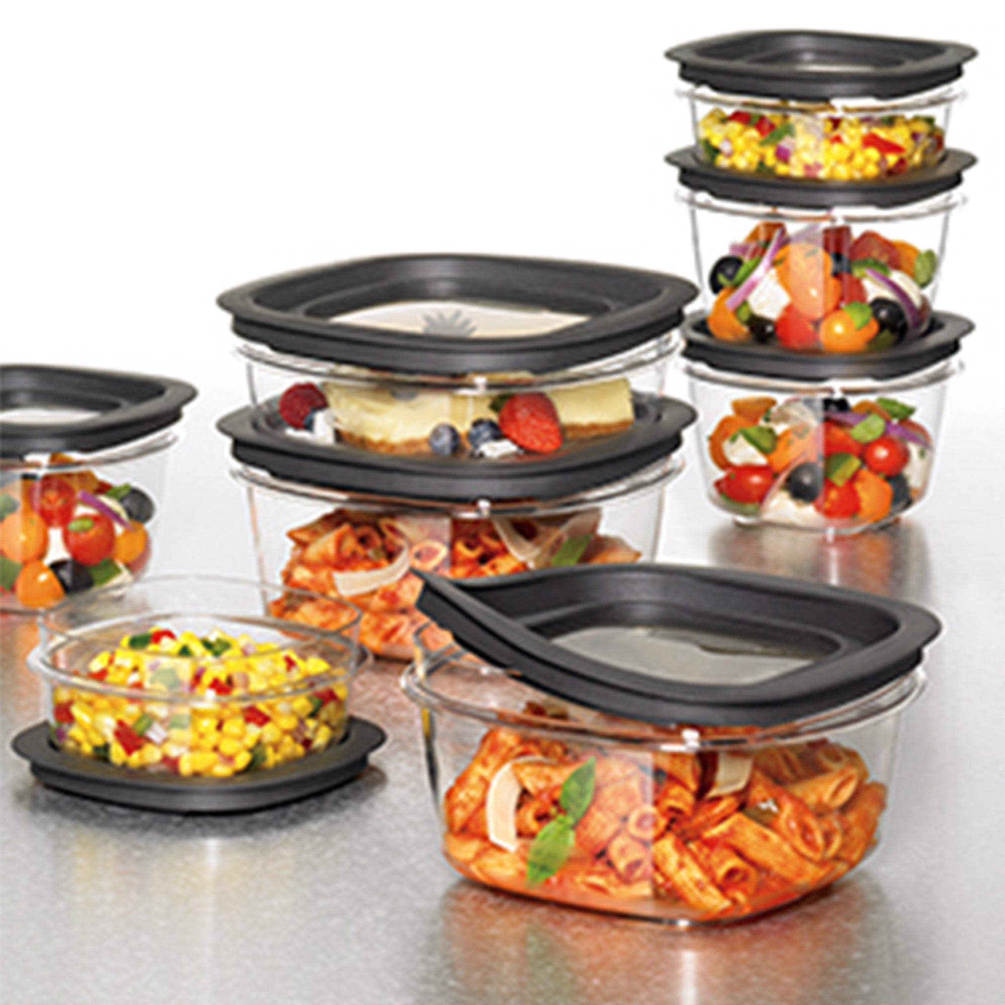 Rubbermaid 20-Pc Clear Plastic Food Storage and Organization Container(Open Box) - VMInnovations