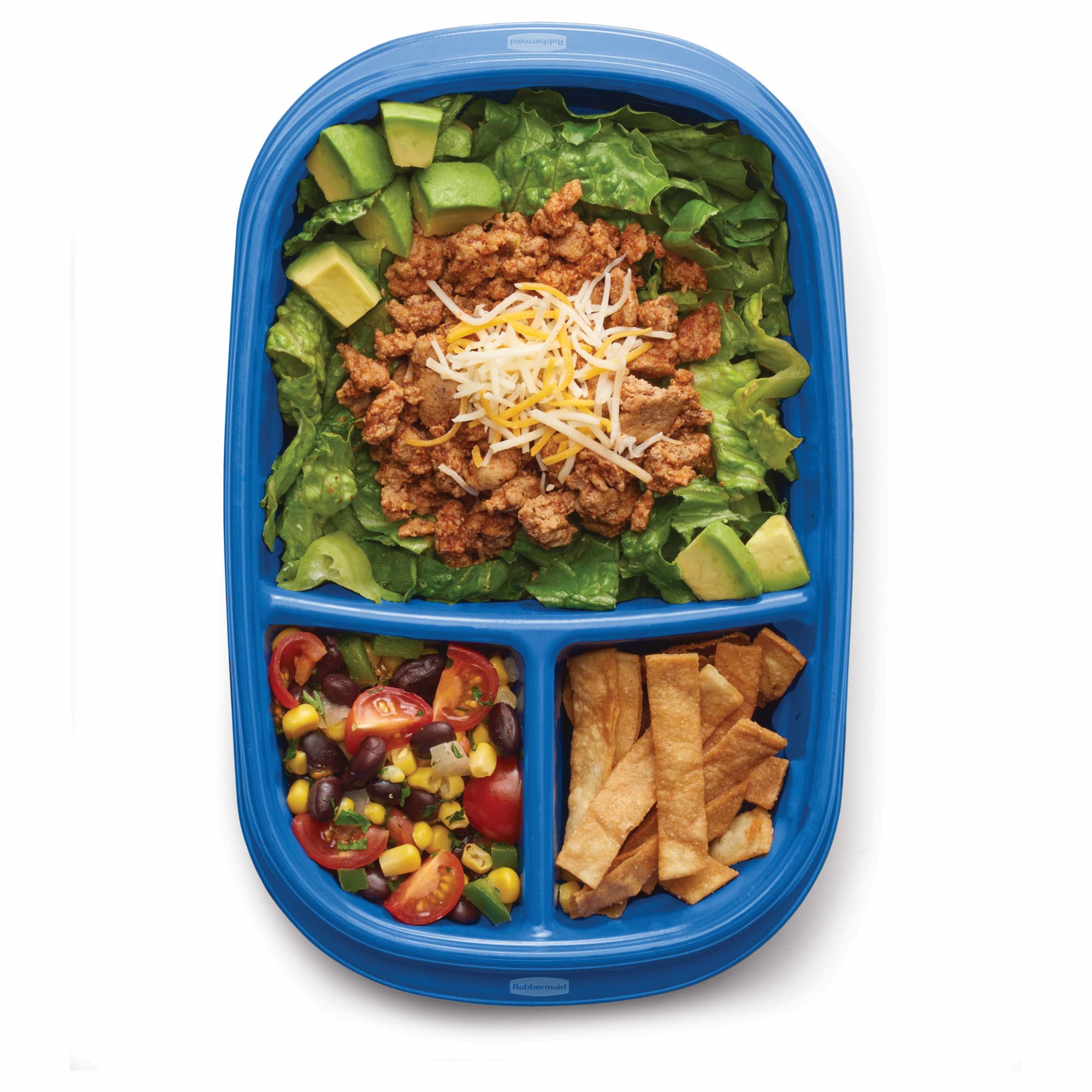Rubbermaid Food Storage Container Set w/ Dividers, 4.7 Cup, Assorted, Pack of 8 - VMInnovations