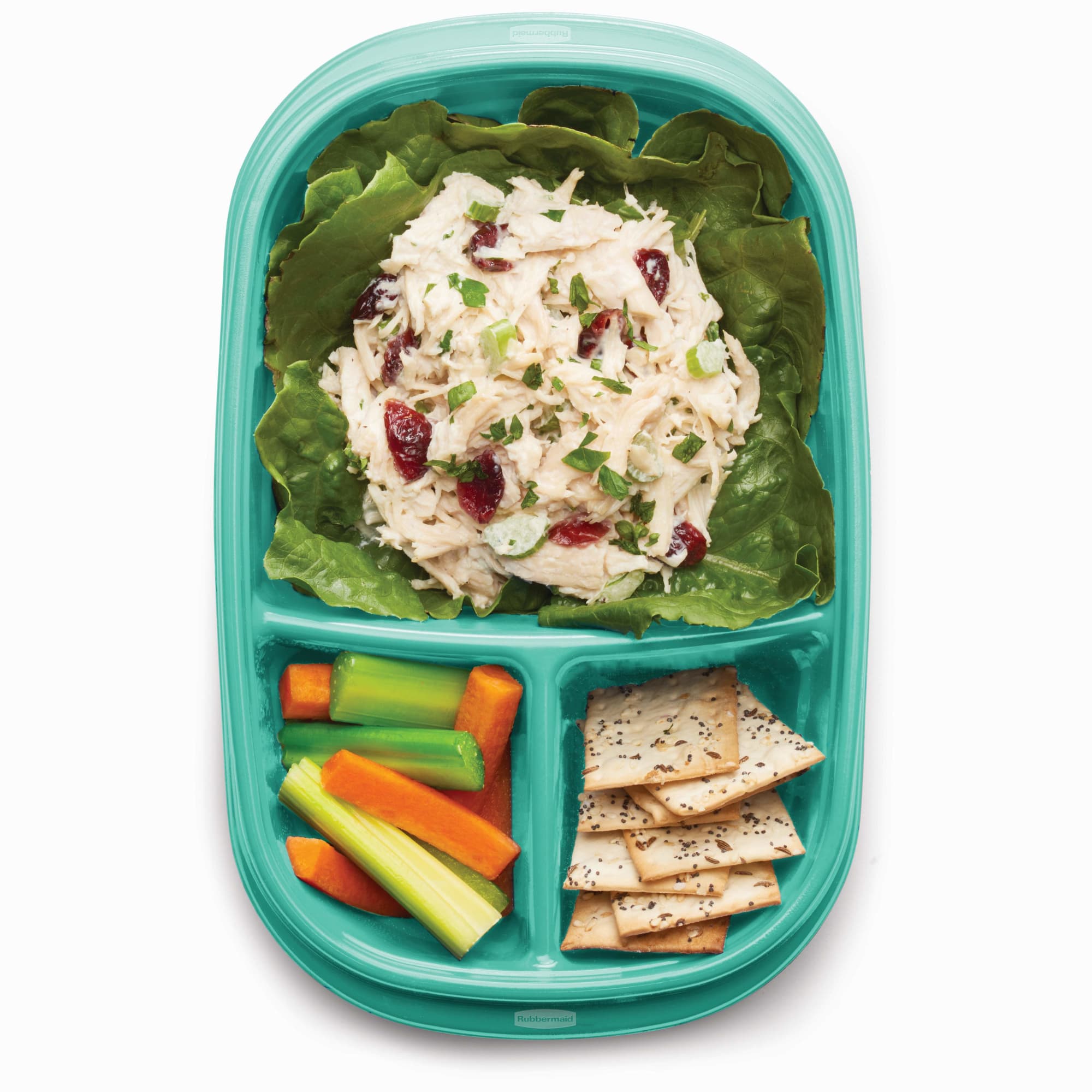 Rubbermaid Food Storage Container Set w/ Dividers, 4.7 Cup, Assorted, Pack of 8 - VMInnovations