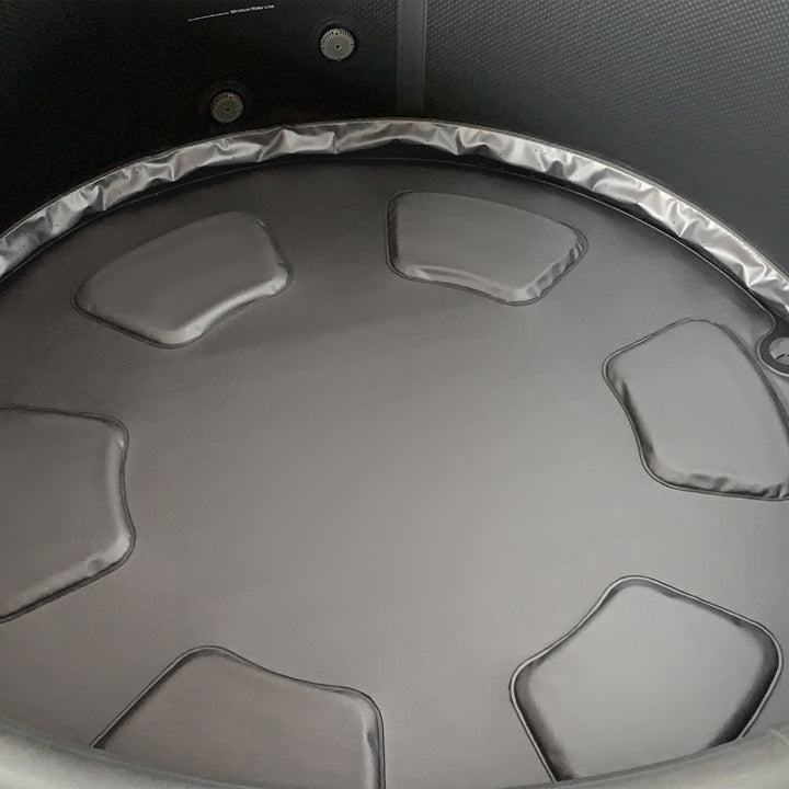 MSpa Mono 6-Person Round Inflatable Bubble Spa, Thermal Cover, Energy-Efficient - VMInnovations