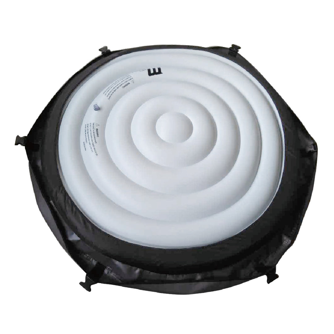 MSpa Mono 6-Person Round Inflatable Bubble Spa, Thermal Cover, Energy-Efficient - VMInnovations