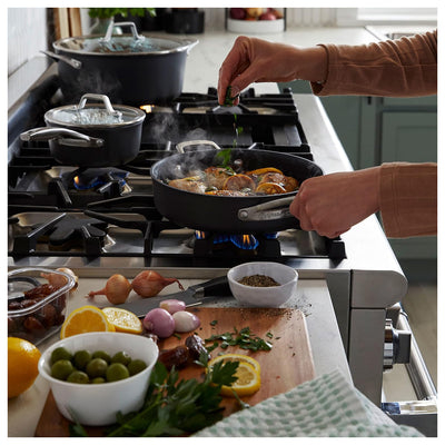 Calphalon Nonstick Frying Pan Cooking Set w/Stay Cool Handle, 2 Pack (Open Box)
