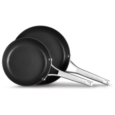 Calphalon Nonstick Frying Pan Cooking Set w/Stay Cool Handle, 2 Pack (Open Box)