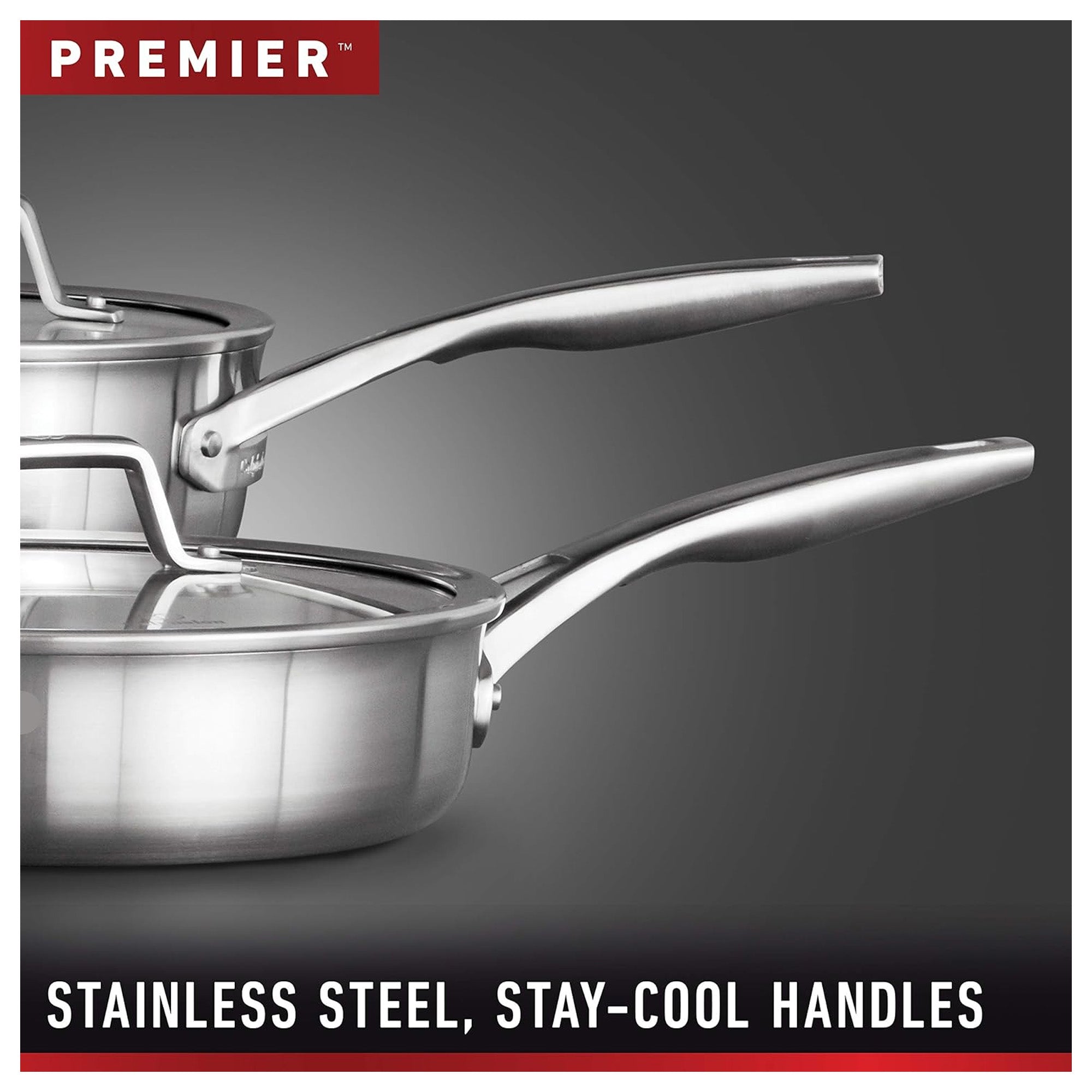 Calphalon Stainless Steel Fry Pan, Versatile Kitchen Cookware, 10 Inch, Silver - VMInnovations