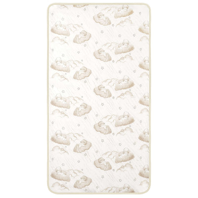 Dream on Me Holly 5 Inch Crib Mattress 52x28, Waterproof, White and Brown (Used)