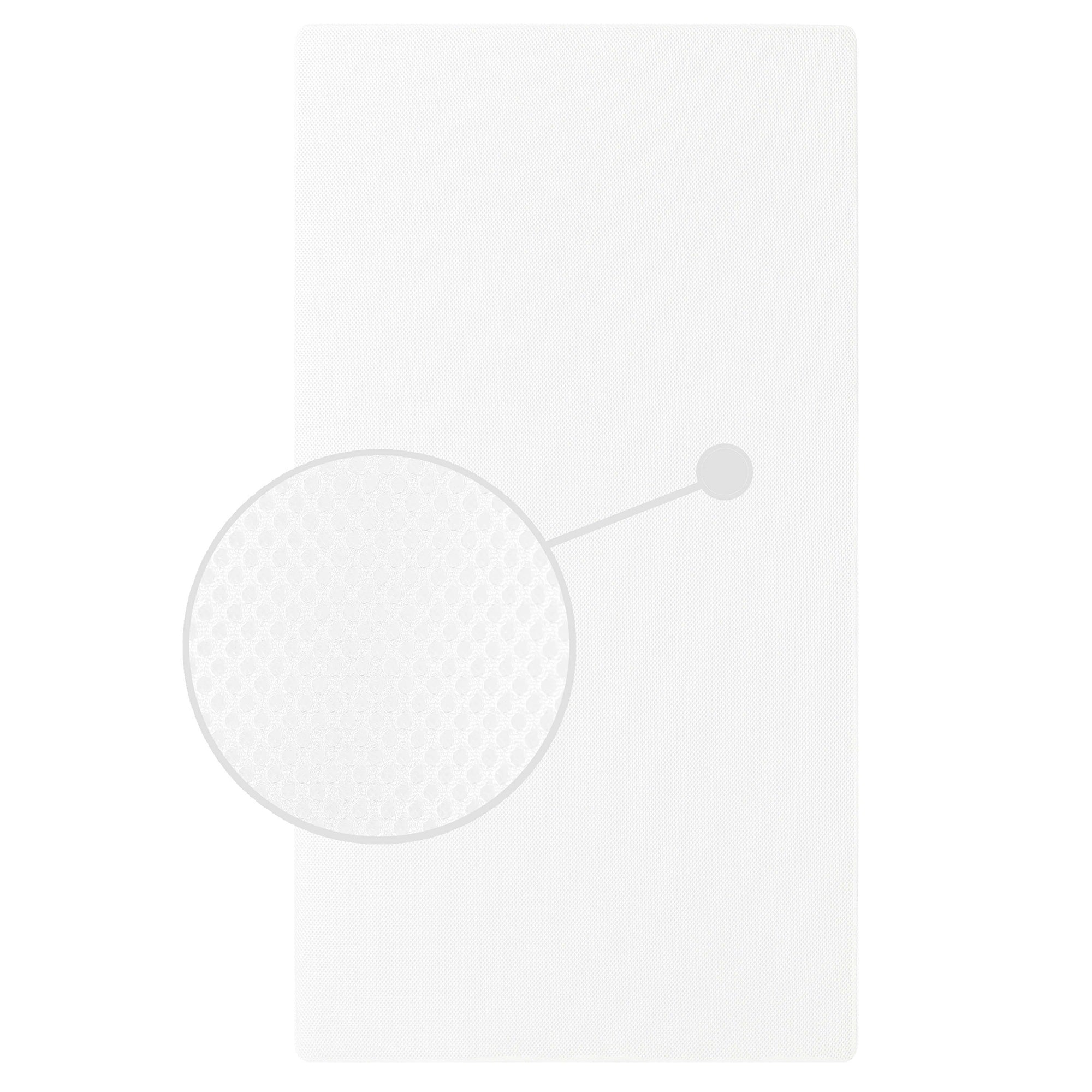 Dream on Me Holly 5 Inch Crib Mattress 52x28, Waterproof, White and Brown (Used)