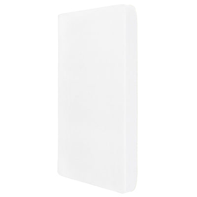 Dream on Me Holly 5 Inch Crib Mattress 52x28, Waterproof, White and Brown (Used)