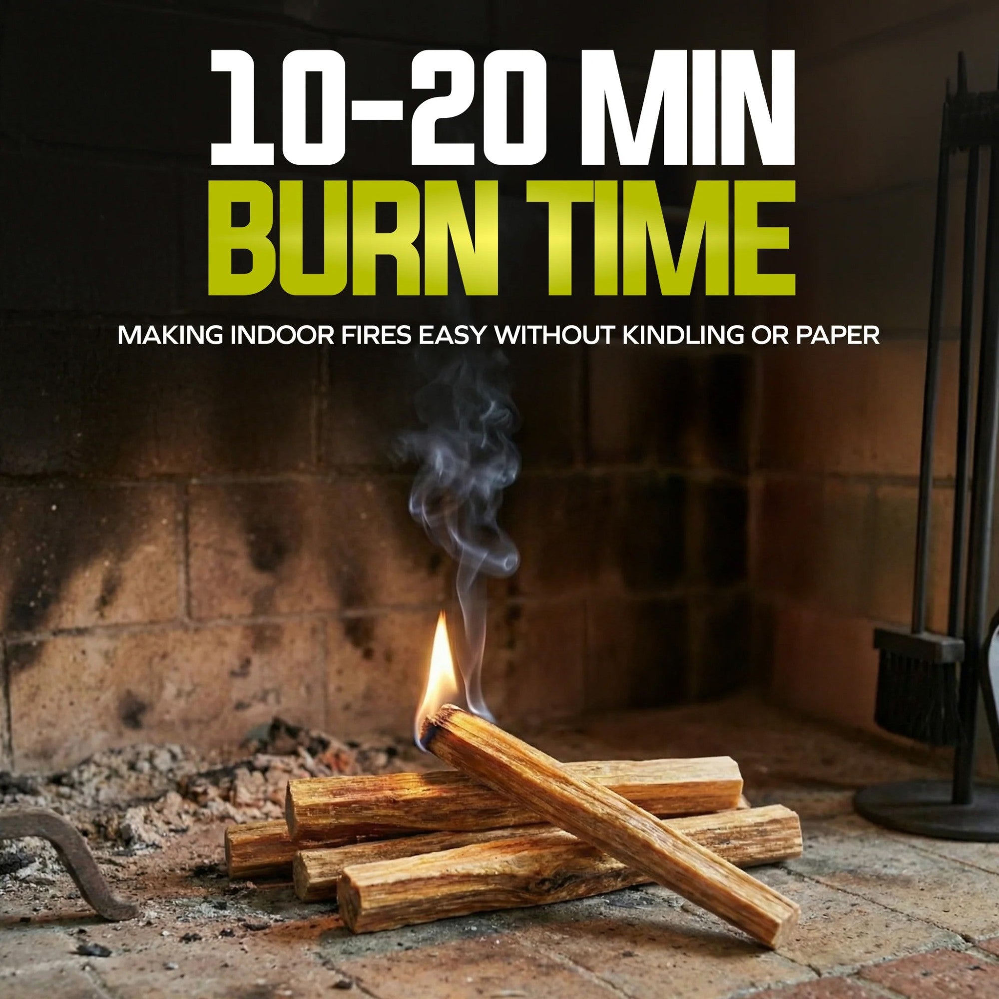 Sun Joe 10 Lb Fatwood Fire Starter Sticks for Fireplace, & Pits Use - VMInnovations