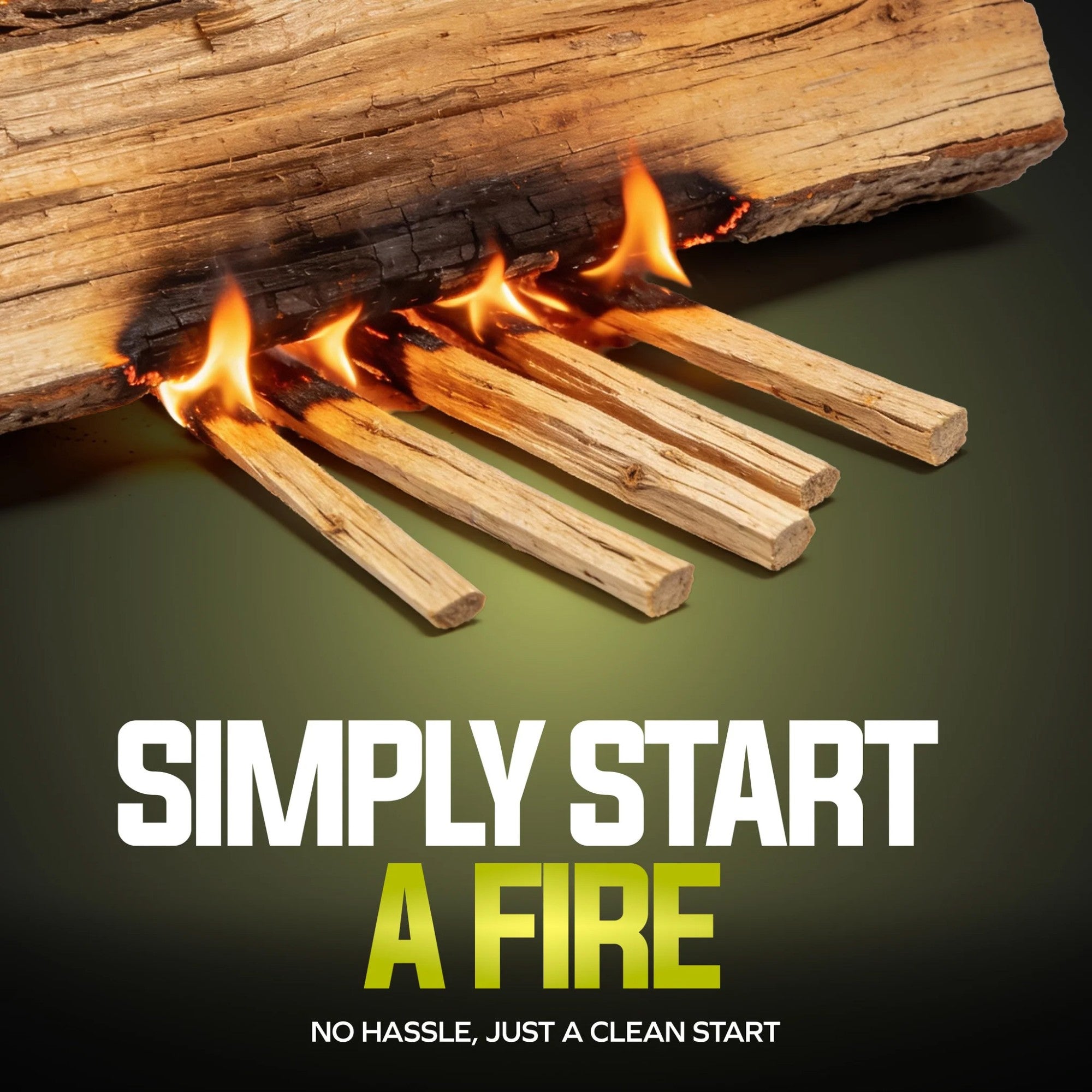 Sun Joe 10 Lb Fatwood Fire Starter Sticks for Fireplace, & Pits Use - VMInnovations