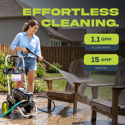 Sun Joe Electric Pressure Washer w/ Foam Cannon & Nozzles, SPX7000-MAX