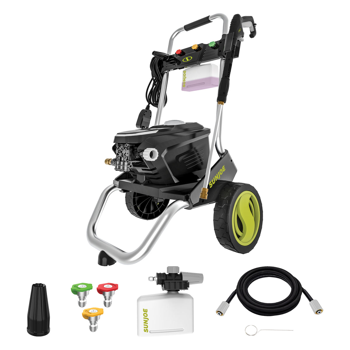 Sun Joe Electric Pressure Washer w/ Foam Cannon & Nozzles, SPX7000-MAX