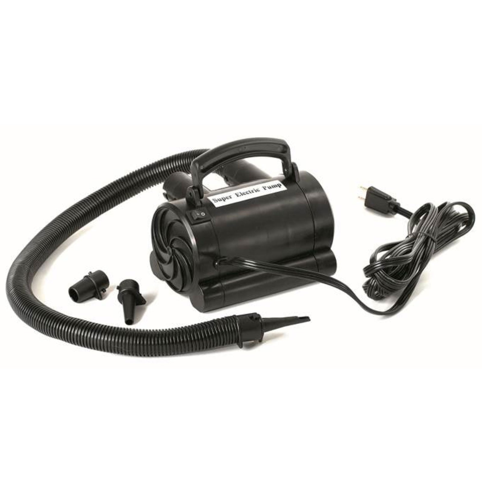 Swimline Electric Air Pump with Adapters for Pool Inflatables & Air Mattresses - VMInnovations