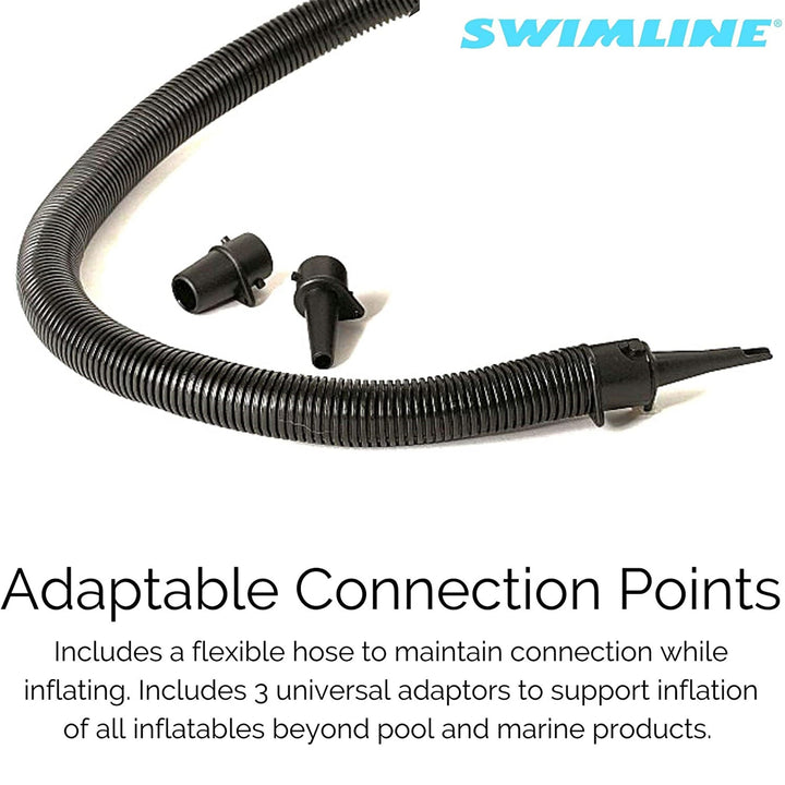 Swimline Electric Swimming Pool Inflatable Toy Air Pump Inflator 110V (Used)