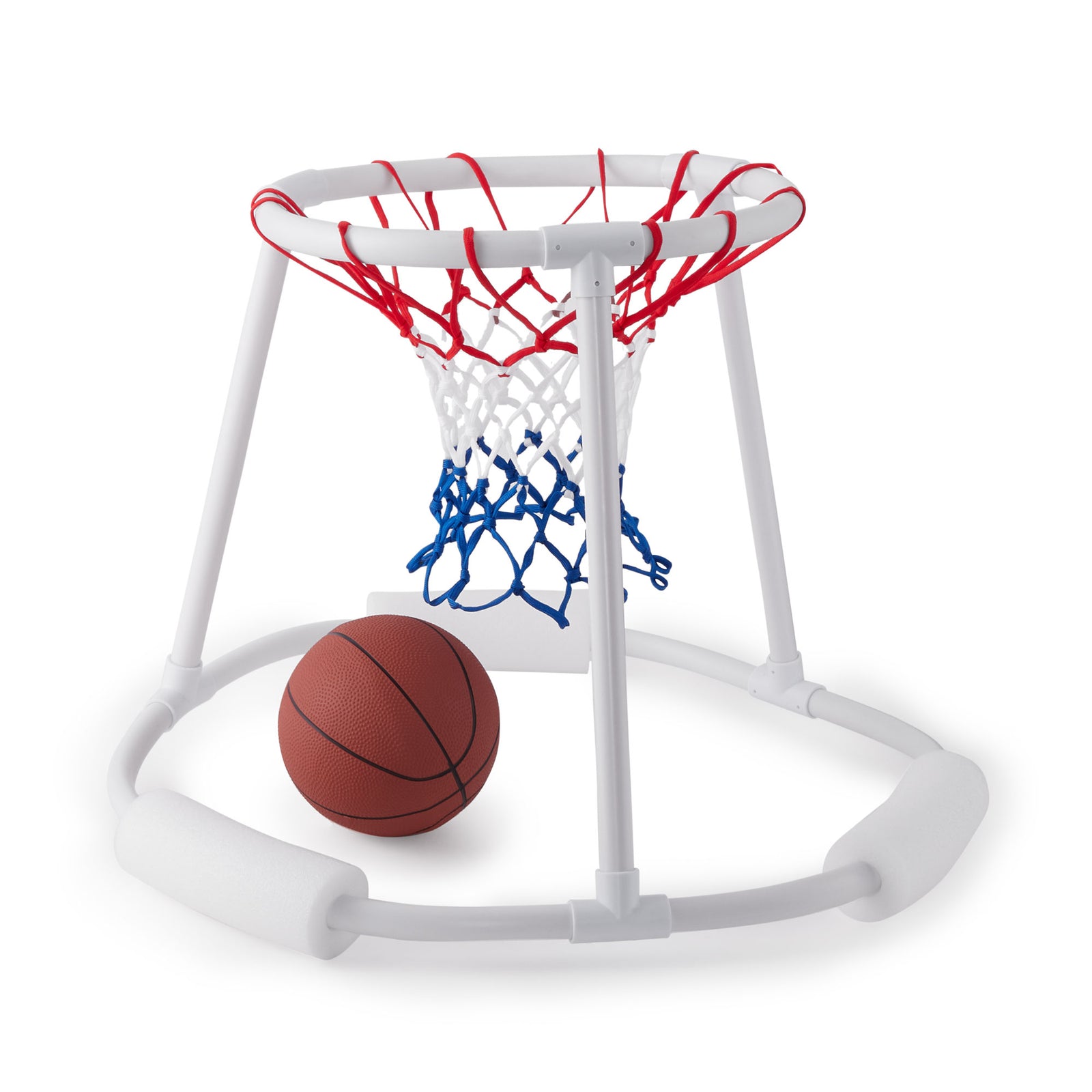 Swimline 9162 Super Hoops Floating Swimming Pool Basketball Game Set with Ball - VMInnovations
