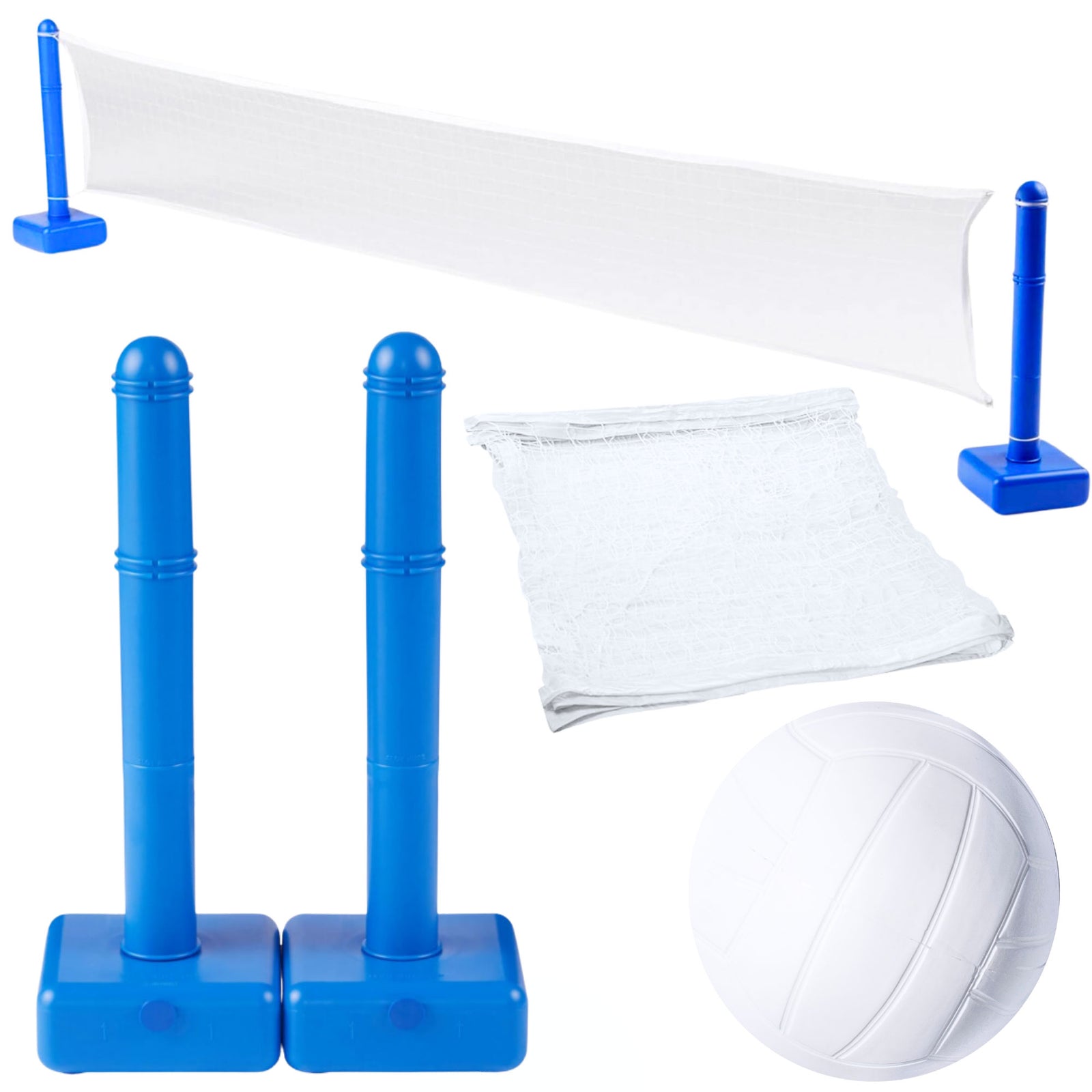 Swimline 9186 Cross Inground Swimming Pool Fun Volleyball Net Game Water Set - VMInnovations