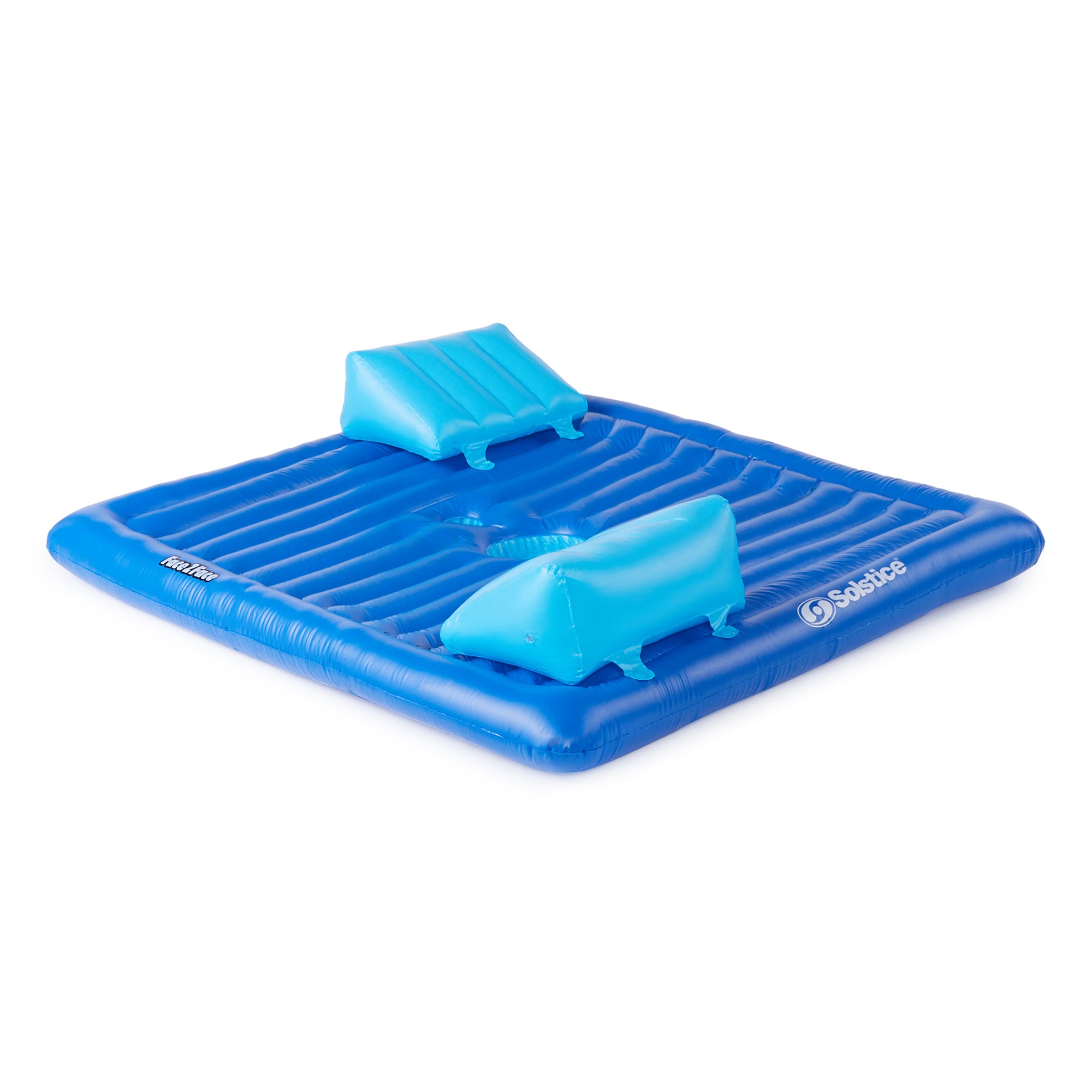 Solstice by Swimline Face to Face Conversation Lounger with Built-In Accessories - VMInnovations