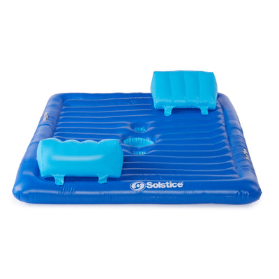 Solstice by Swimline Face to Face Conversation Lounger with Built-In Accessories - VMInnovations