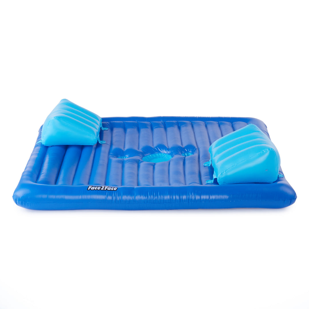 Solstice by Swimline Face to Face Conversation Lounger with Built-In Accessories - VMInnovations