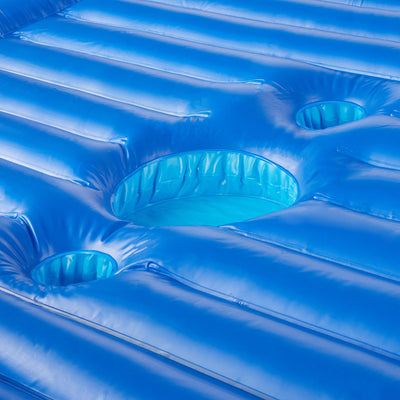 Solstice by Swimline Face to Face Conversation Lounger with Built-In Accessories - VMInnovations