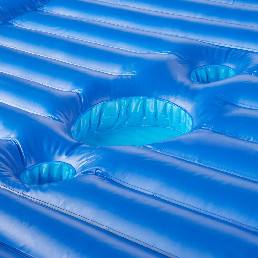Solstice by Swimline Face to Face Conversation Lounger with Built-In Accessories - VMInnovations