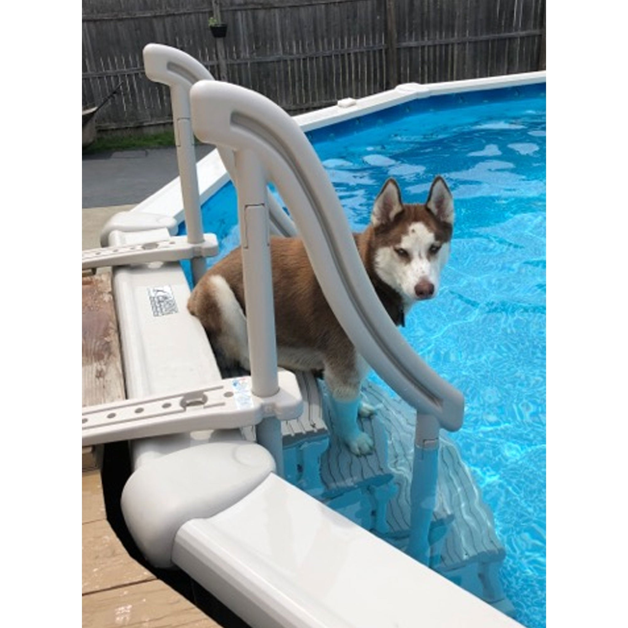 Confer Plastics CCX-AG 4 Step Above Ground Pool Ladder Stair System (Open Box) - VMInnovations