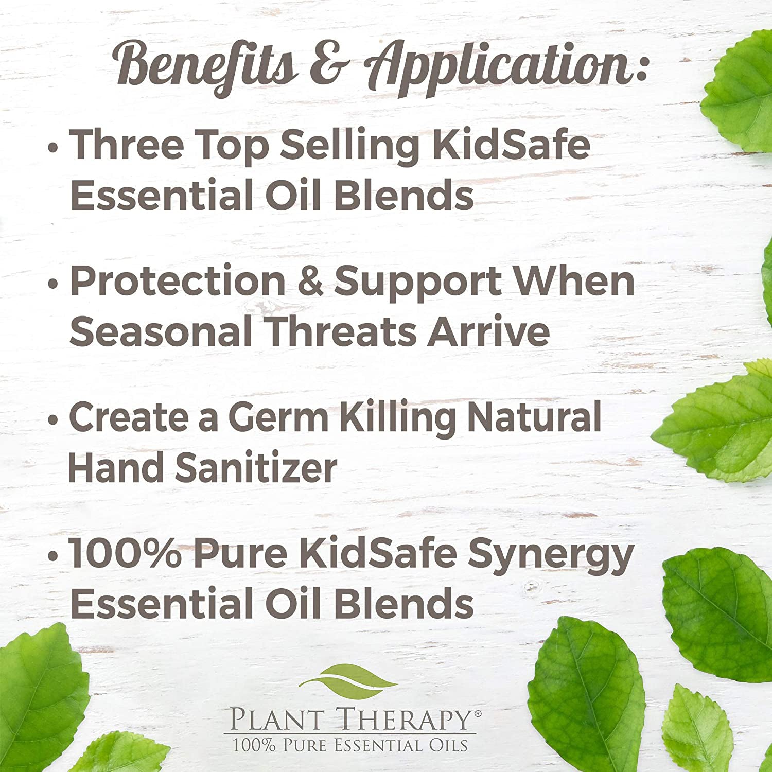 Plant Therapy 10mL Essential Oils Wellness Sampler, 0.33 Oz, Set of 3 (3 Pack) - VMInnovations