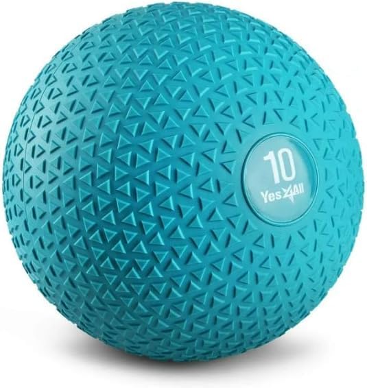 Yes4All 10Lb Slam Ball, Durable Sand Filled Workout Weight Ball, (Open Box)