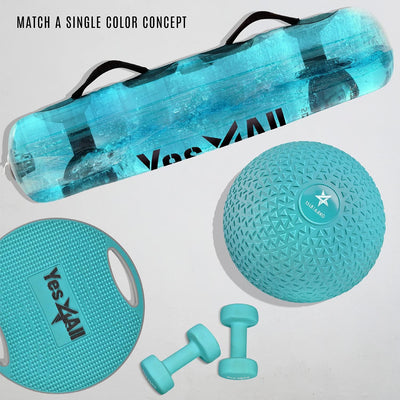 Yes4All 10Lb Slam Ball, Durable Sand Filled Workout Weight Ball, (Open Box)