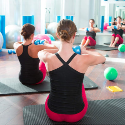 Yes4All 10 lb Smooth Weighted Toning Ball; Pilates and Balance Workout(Open Box)