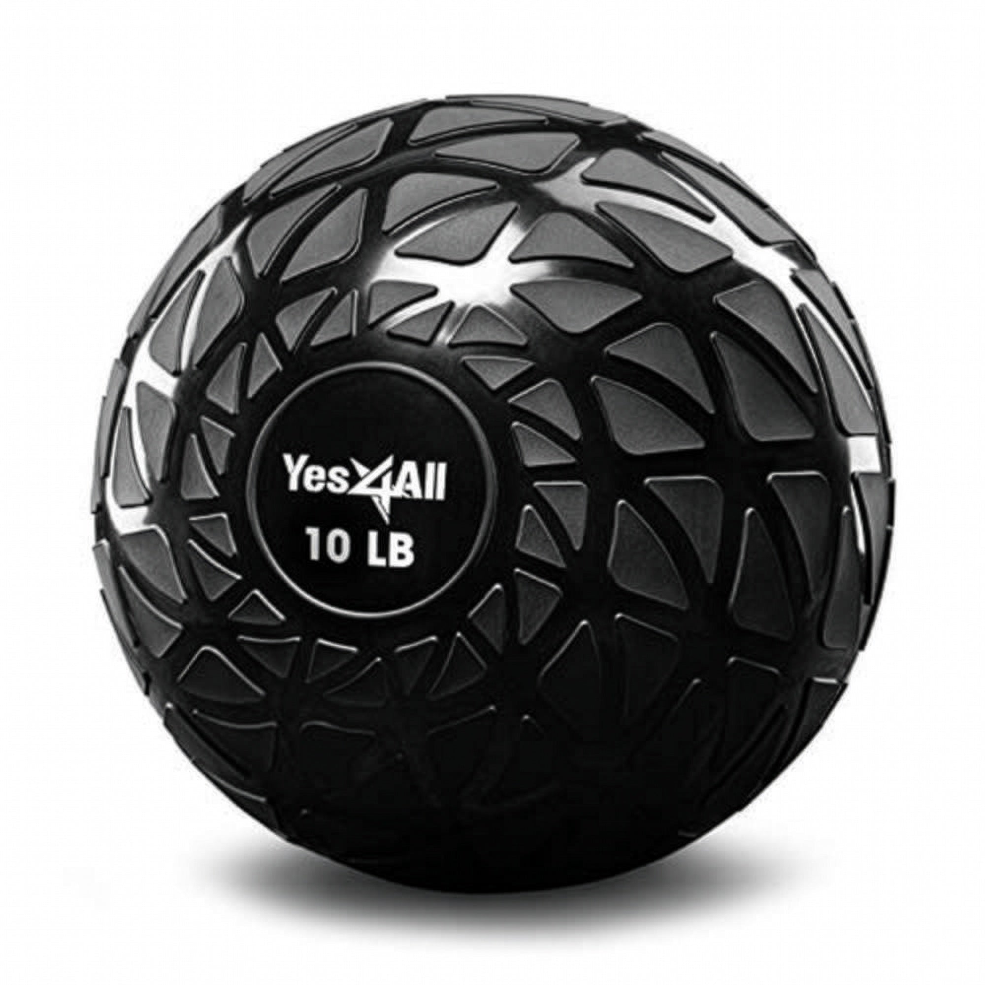 Yes4All 10Lb Slam Ball, Durable Sand Filled Workout Weight Ball, (Open Box)