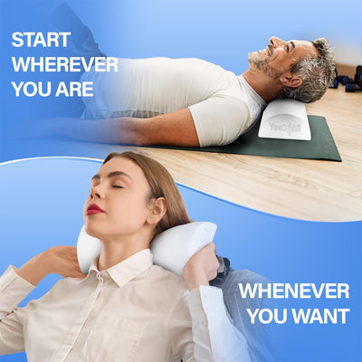 Yes4All Medium Firm Half Round Foam Roller for Massage & Exercise, 36"(Open Box)