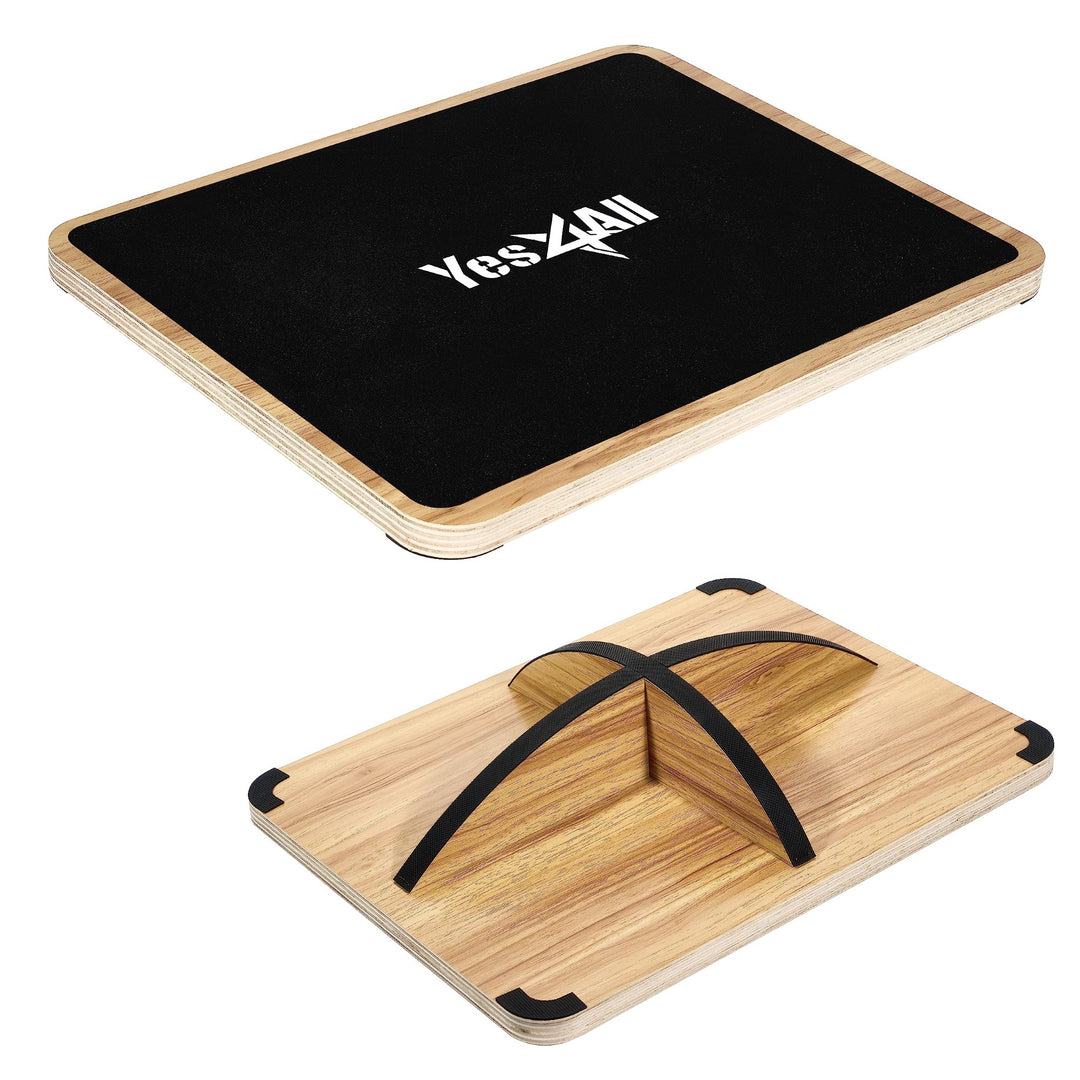 Yes4All 350Lbs Professional Wooden Balance Board, 360-Degree Rotation, Anti-Slip - VMInnovations