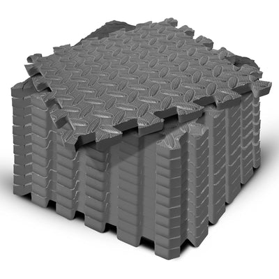 Yes4All Interlocking Foam Exercise Mat, 3/4" Thick, 12"x12", 11 Sq Ft,(Open Box)