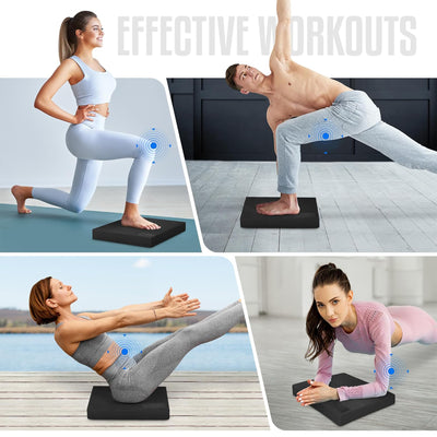 Non-Slip TPE Foam Balance Pad for Yoga and Stability Training, XL, (Open Box) - VMInnovations