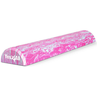 Yes4All EVA Firm Half Round Foam Roller for Exercise, 36 Inch, (Open Box) - VMInnovations