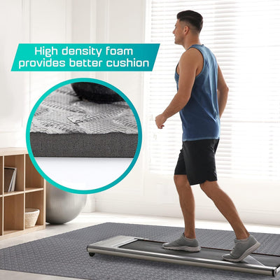 Yes4All Interlocking Foam Exercise Mat, 3/4" Thick, 12"x12", 11 Sq Ft (Open Box)