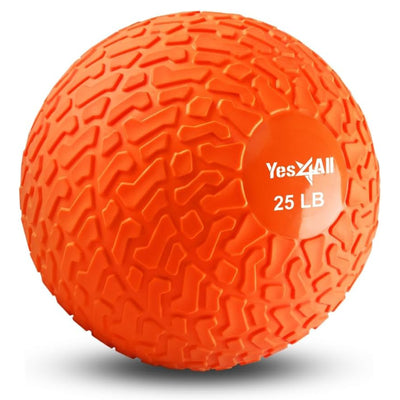 Yes4All 25Lb Slam Ball, Durable Sand Filled Workout Weight Ball, (Open Box) - VMInnovations
