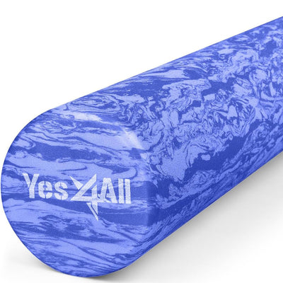 Yes4All EVA Firm Foam Round Back Roller, Exercise or Yoga, 36", (Open Box) - VMInnovations