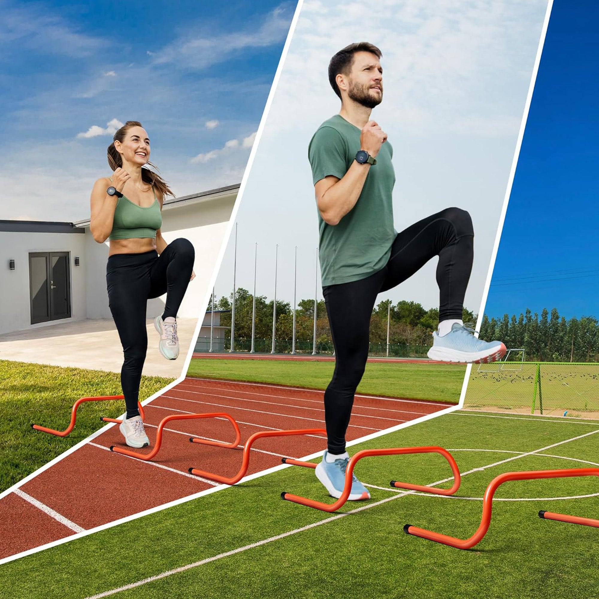 Yes4All Agility Speed Training Hurdles for Sports Athletes, Pack of 5,(Open Box)