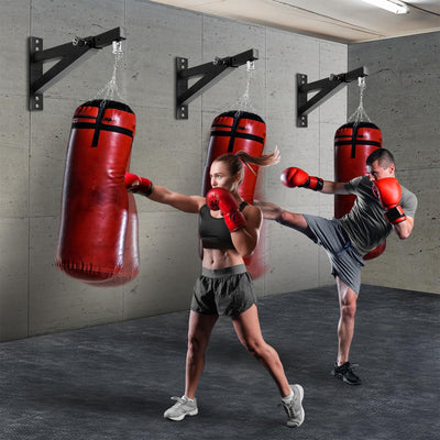 Yes4All Punching Bag Hanger, Stainless Swivel Chain with 4 Snap Hooks (Open Box)
