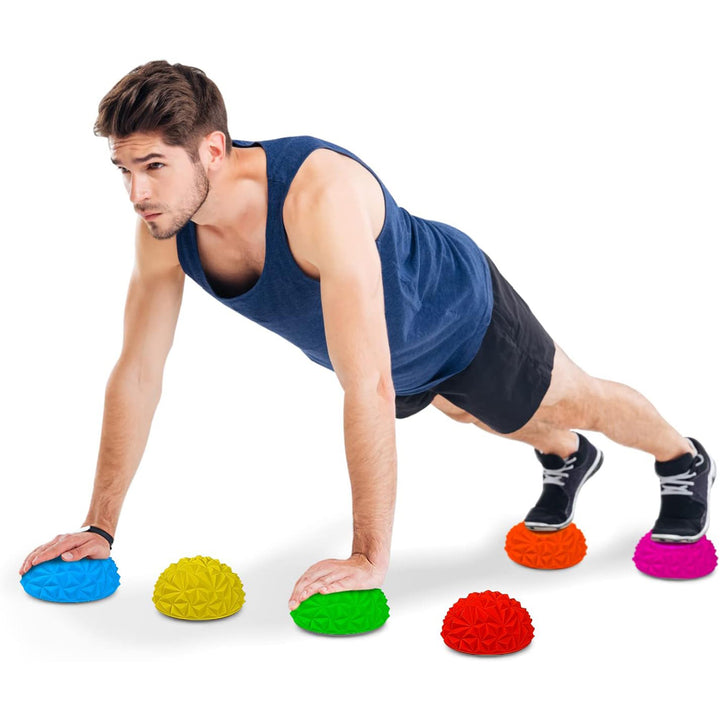 Yes4All Hedgehog Balance Pods for Exercise and Core Body Balancing, Set of 9 - VMInnovations