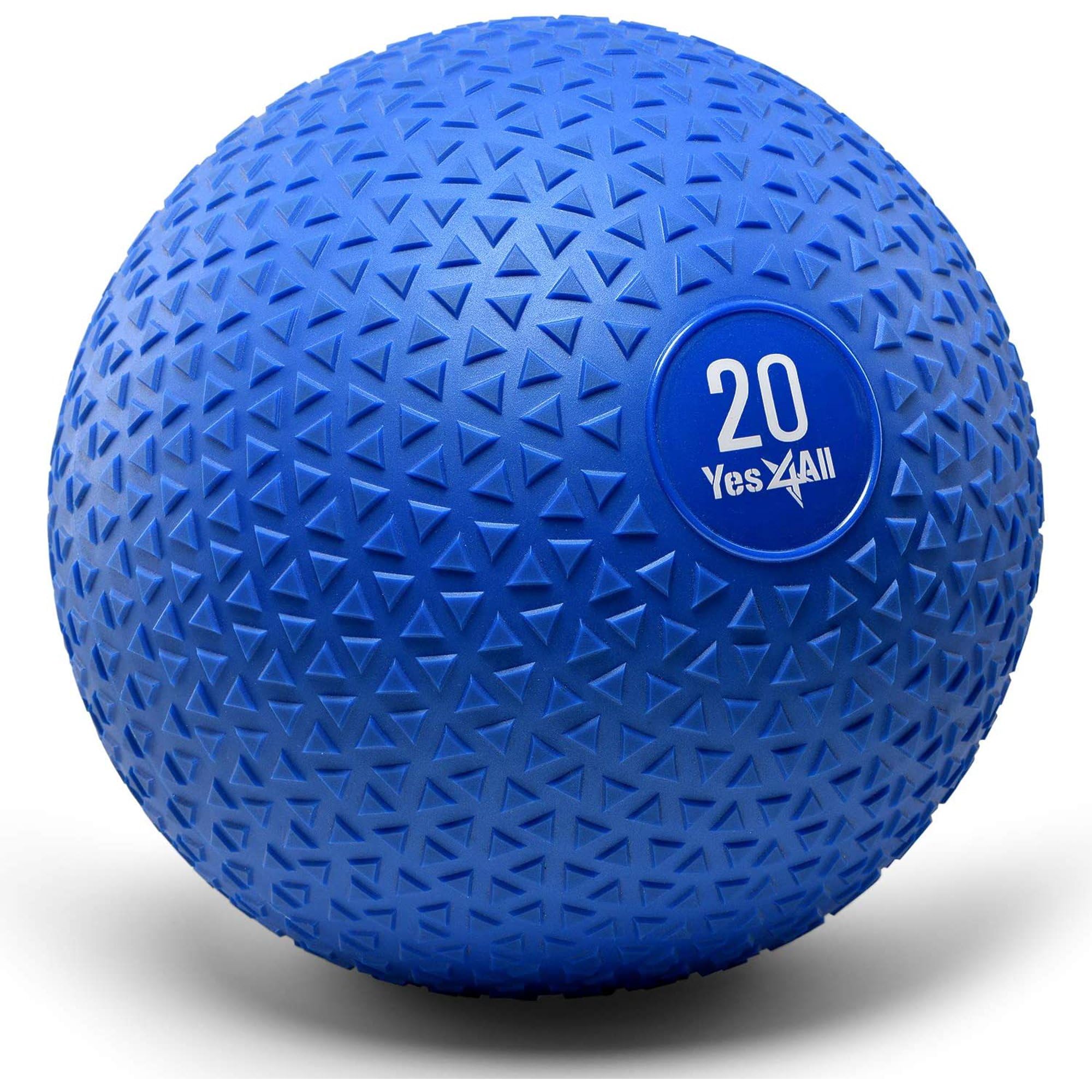 Yes4All 20Lb Slam Ball, Durable Sand Filled Workout Weight Ball (Open Box)