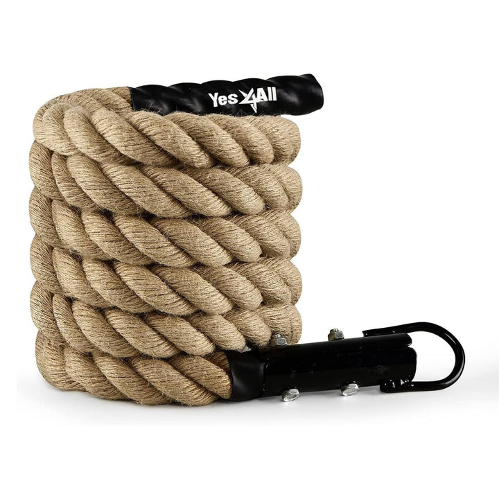 Yes4All Gym Climbing Rope for Fitness, Strength Training and Exercises, 20 Feet - VMInnovations