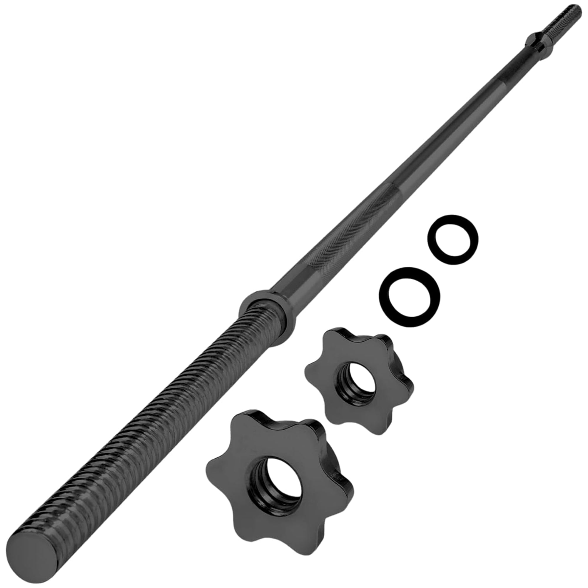 Yes4All Standard 60" Straight Barbell for Strength Training, 480 lb (Open Box)